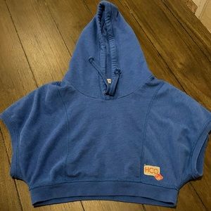 Hollister Cropped Hoodie Shirt